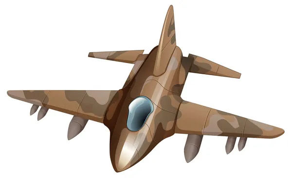 Jet de combate — Archivo Imágenes Vectoriales