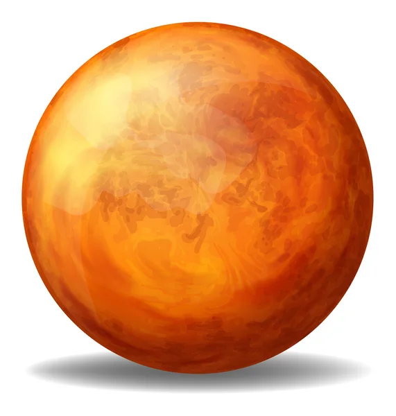 Balle orange — Image vectorielle