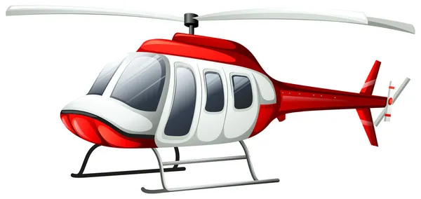 A helicopter flying — Stock Vector