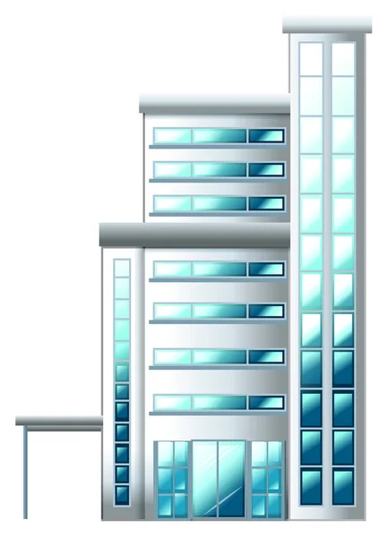 Un edificio alto — Vector de stock