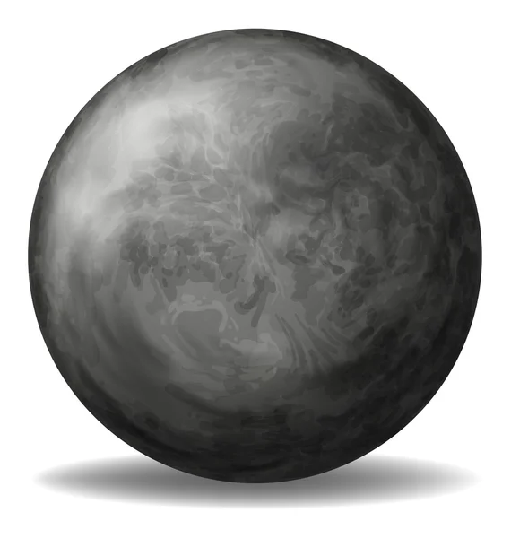 Серый круглый шар — стоковый вектор