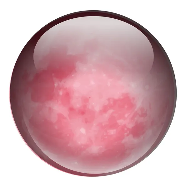 Una bola roja — Archivo Imágenes Vectoriales