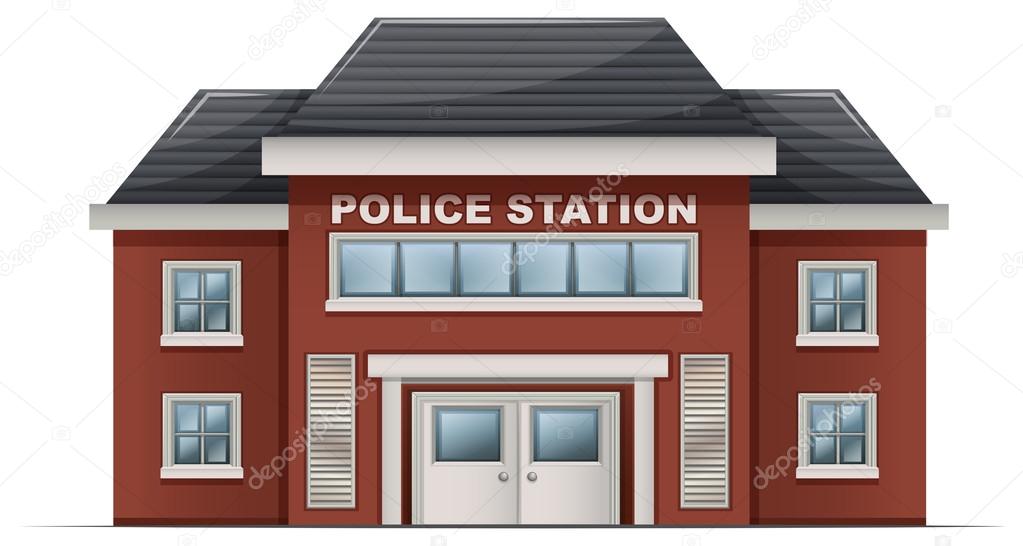A police station building