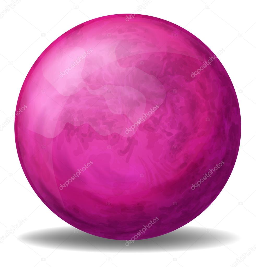 A pink ball