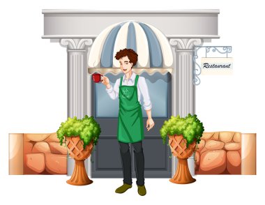 Restoran dışında bir Kahveci