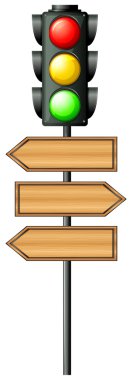 trafik ışıkları ile arrowboards