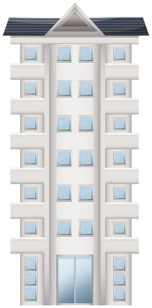 背の高いマンション — ストックベクタ