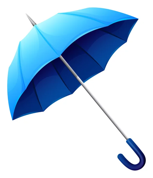 A blue umbrella — Stock Vector