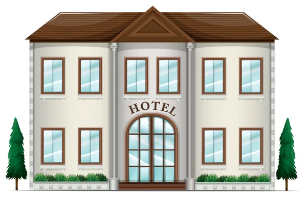 Un hôtel — Image vectorielle