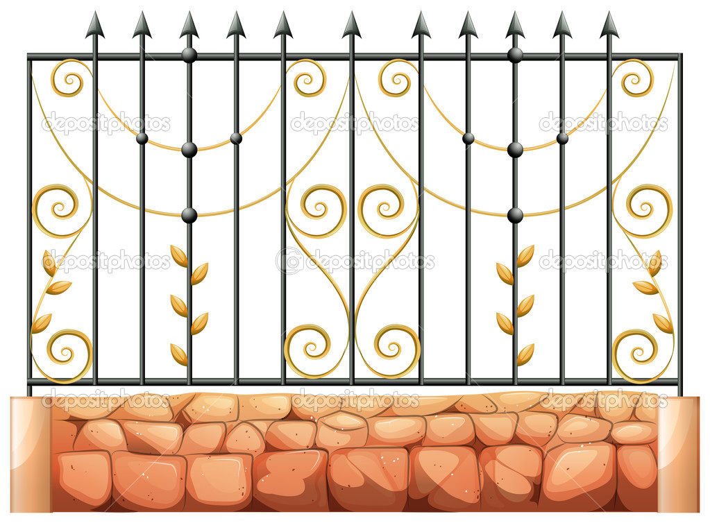 A gate made of pointed steel