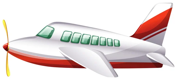 Un avión — Vector de stock