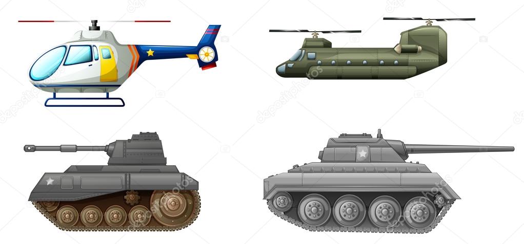 Transportation equipments at the battlefield