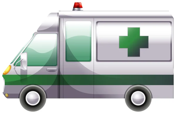 Krankenwagen im Krankenhaus — Stockvektor