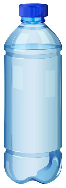 Una botella transparente — Vector de stock