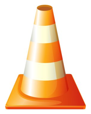 bir inşaat işareti altında