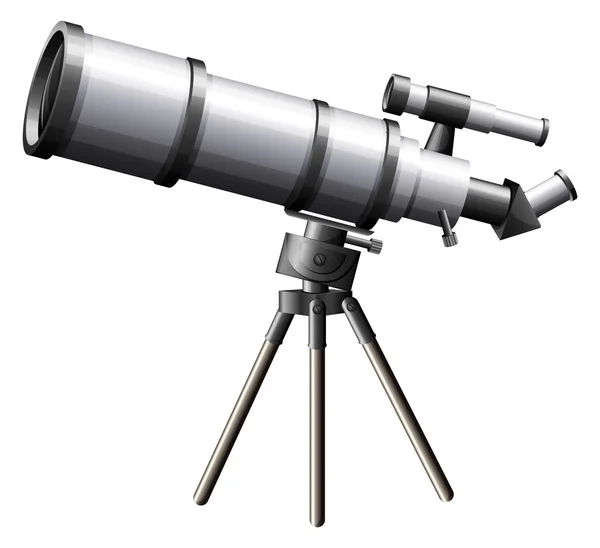 Un telescopio — Vettoriale Stock