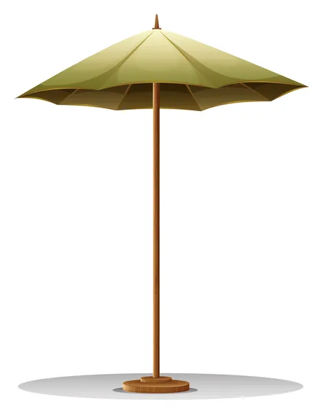 Ein Tisch-Regenschirm — Stockvektor