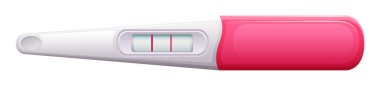 A pregnancy test clipart