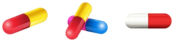 Medische capsules — Stockvector