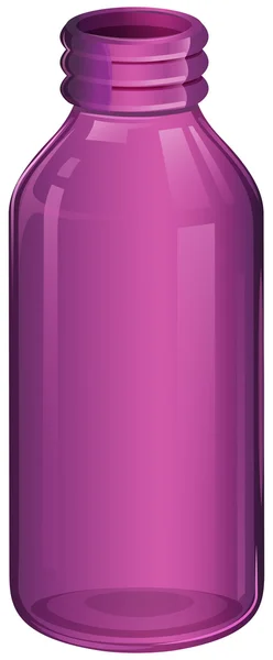 A purple medical bottle — Stock Vector