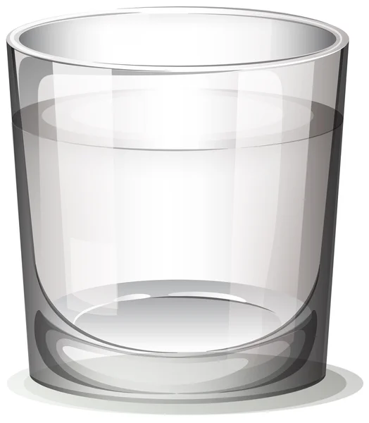 Ein klares Glas — Stockvektor