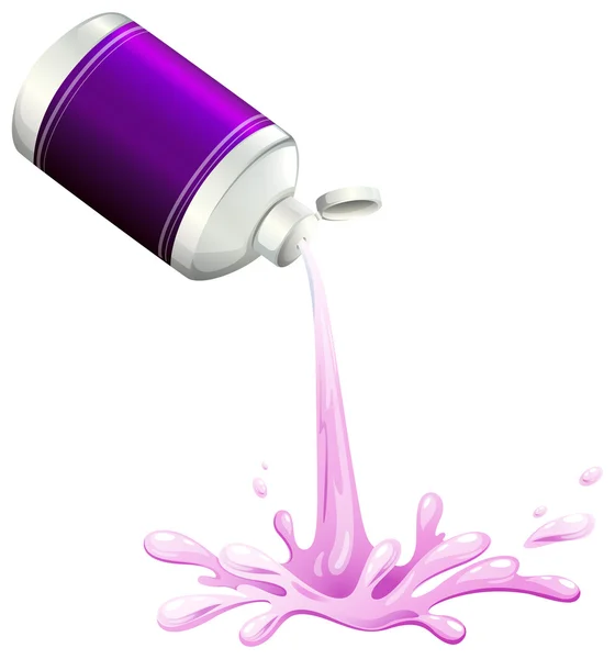 A purple ink — Stock Vector