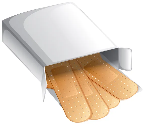 Eine Schachtel Bandagen — Stockvektor