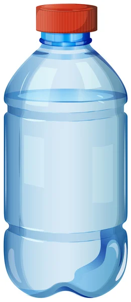 Una botella de agua potable segura — Vector de stock