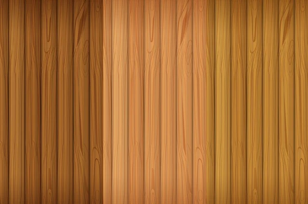 Una tabla de madera vacía — Vector de stock