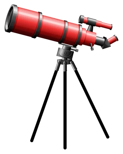 Un telescopio — Vettoriale Stock