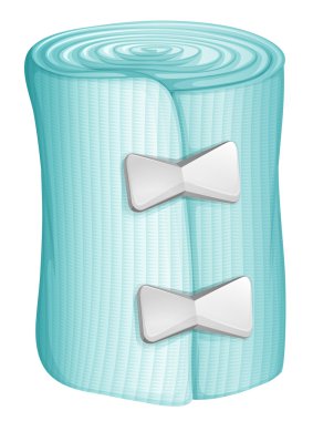 A blue bandage clipart