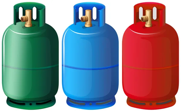 Réservoirs de gaz — Image vectorielle