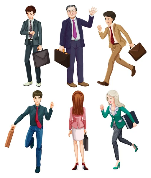 Business-minded people — Stock Vector