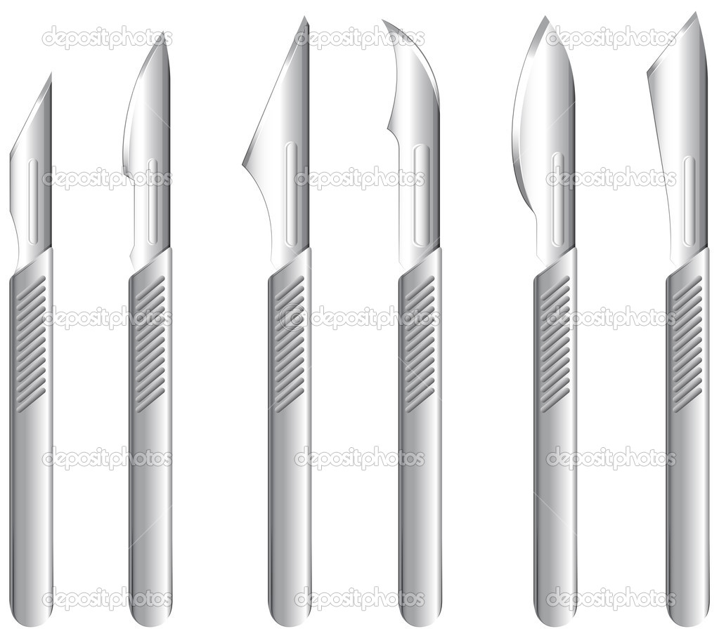 Stainless scalpels