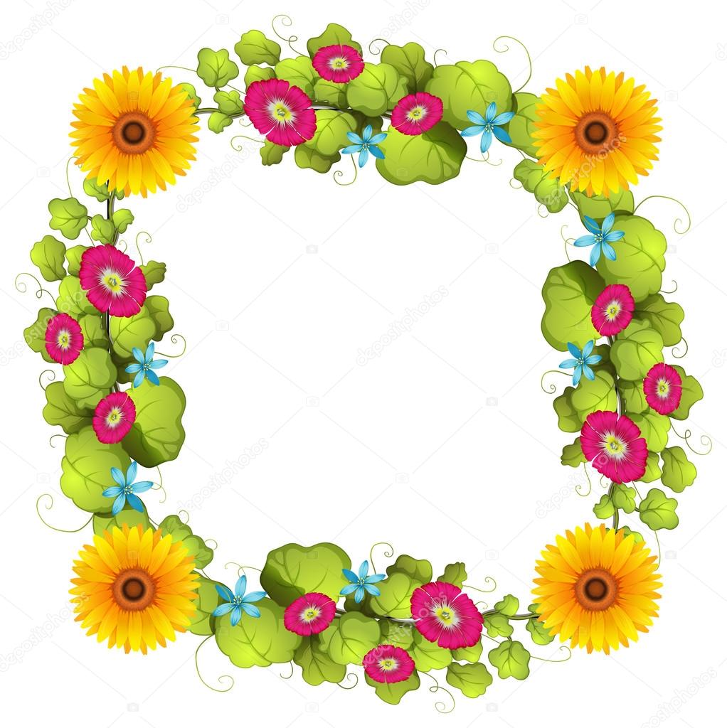 photo Floral Border Design a floral border design vector image by c blueringmedia vector stock 43470995