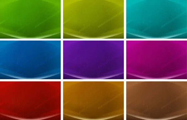 Milieux colorés — Image vectorielle