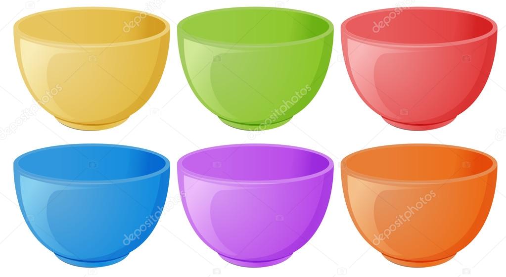 Colourful bowls