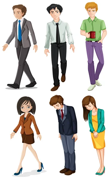 Businessminded individuals — Stock Vector