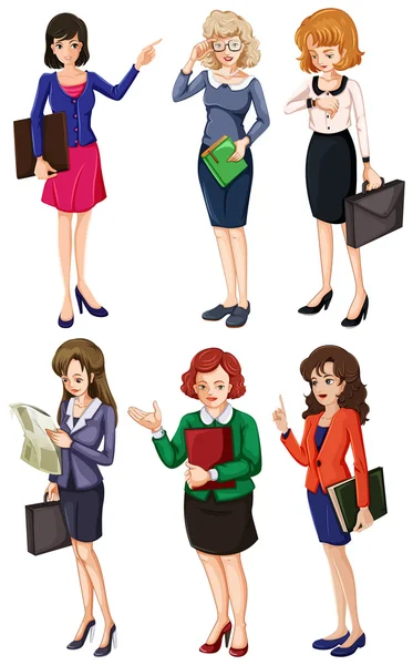 Κυρίες businessminded — Διανυσματικό Αρχείο