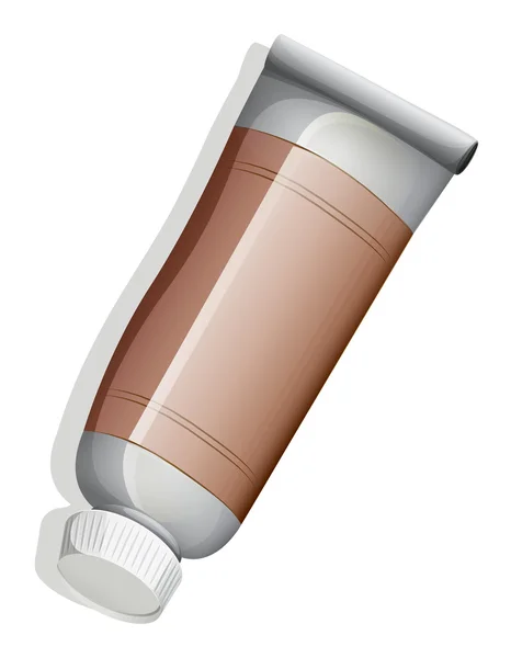Коричневая медицинская трубка — стоковый вектор