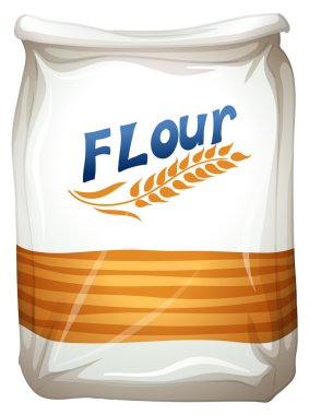A packet of flour clipart