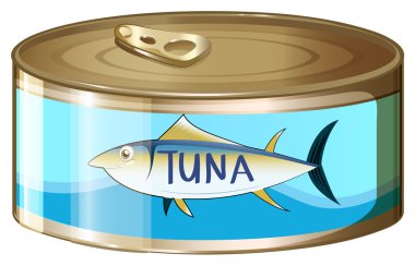 A can of tuna clipart