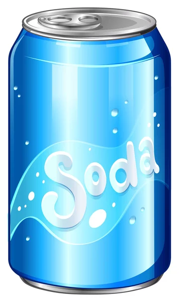 Une canette de soda — Image vectorielle