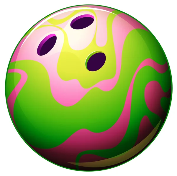 Μια μπάλα μπόουλινγκ — Διανυσματικό Αρχείο