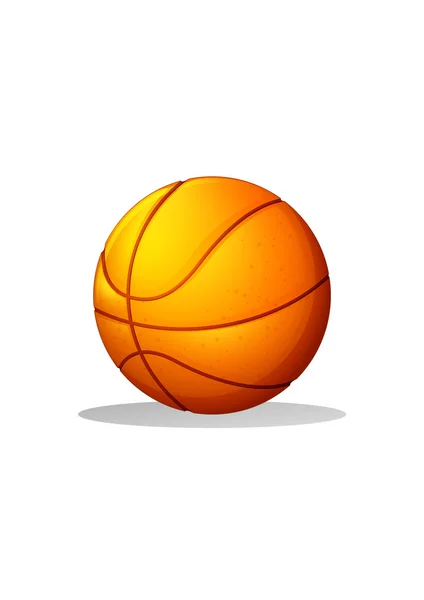 Uma bola de basquete — Vetor de Stock