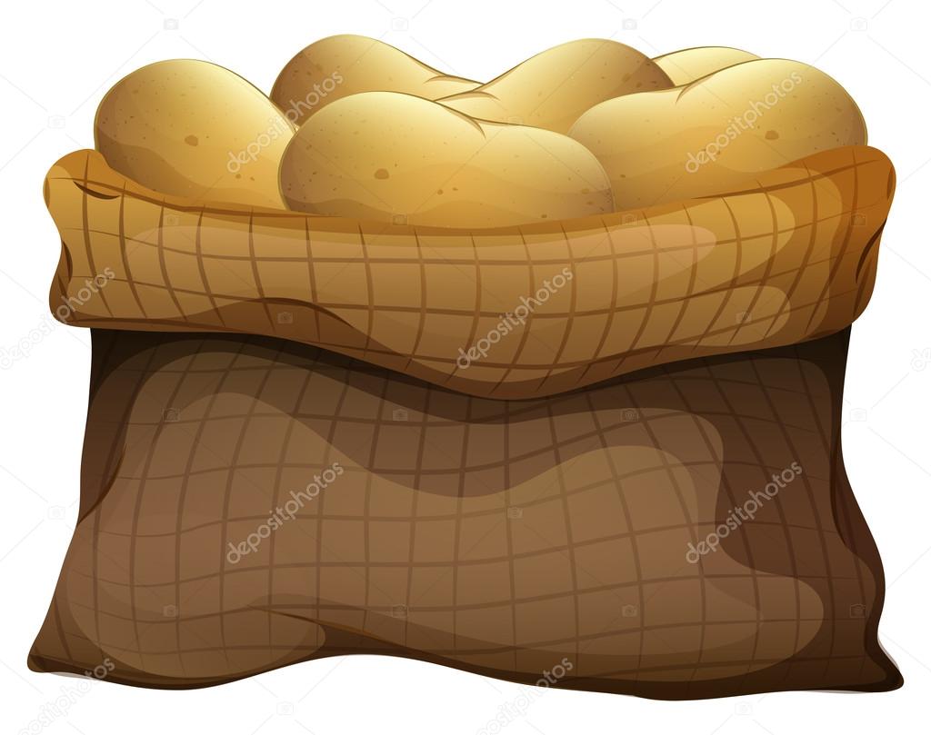 A sack of potatoes