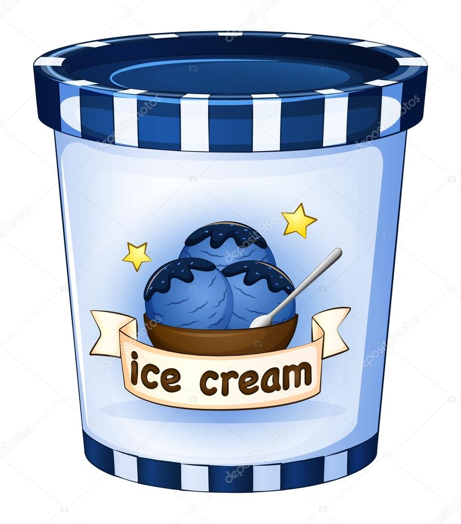 A cup of ice cream