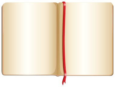 boş bir defter TOPVIEW