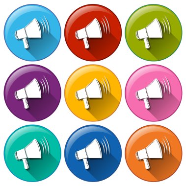 bir trompet simgeler