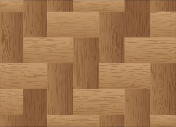 Вид на коричневую деревянную плитку — стоковый вектор